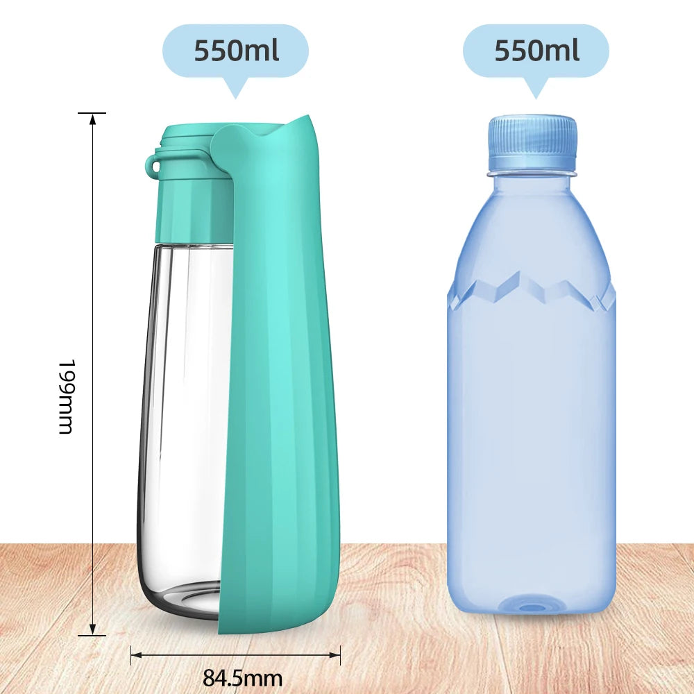 Gourde portable pour chien — Distributeur d'eau pour balades